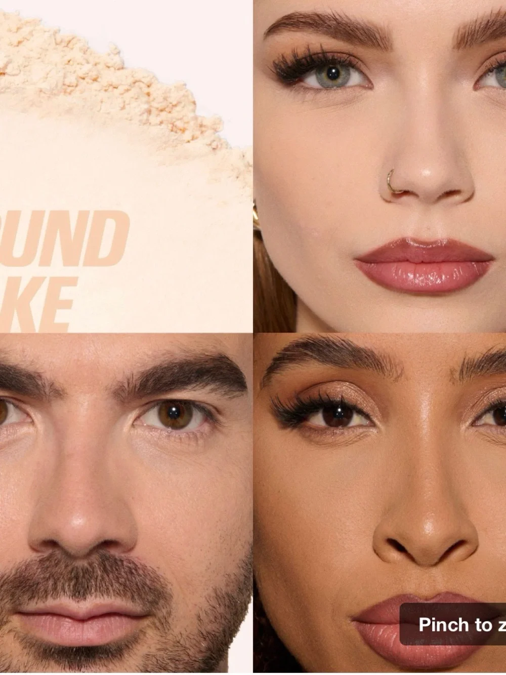 HUDA BEAUTY Pressed Setting Powder – Pound Cake (Light/Fair)
